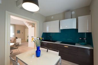 Eingerichtete Küche Appartement Picasso